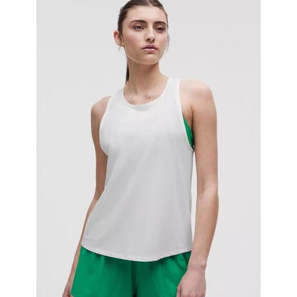 Tops - NWT Lululemon Ruched Racerback Tank White Size XL